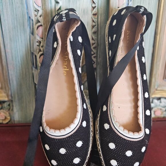 Kate Spade Polka Dot Espadrilles - Picture 2 of 5